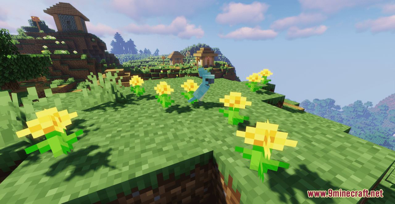 description_9 Aesthetic Birds Resource Pack (1.19.4, 1.19.2, 1.19) - текстурный пакет