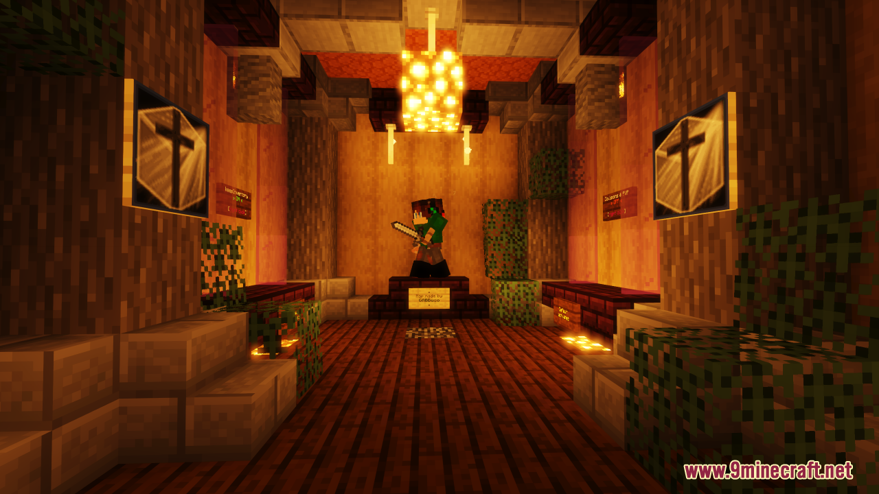 description_8 Church Lighting Map (1.20.4, 1.19.4) - Complete the construction of the church