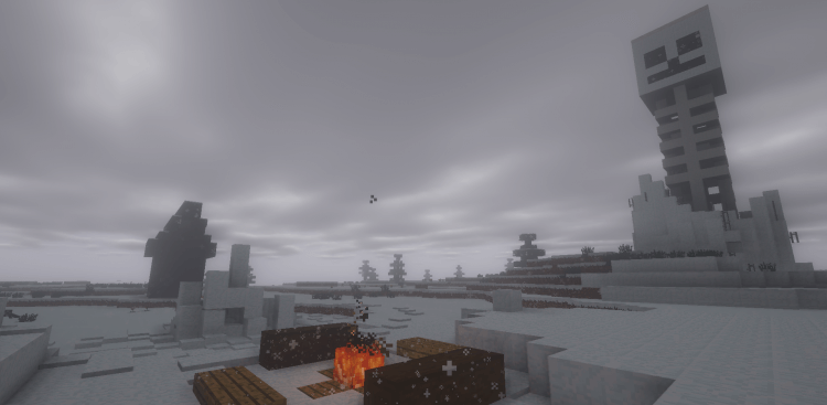 Карта Minecraft Winter Survival скриншот 1