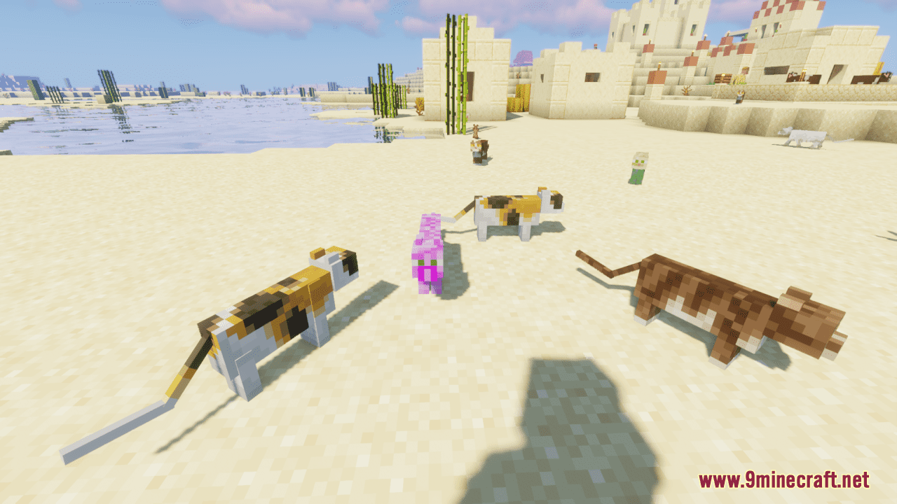 image 3 for Kawaii World Cats Resource Pack (1.20.4) - Пакет текстур