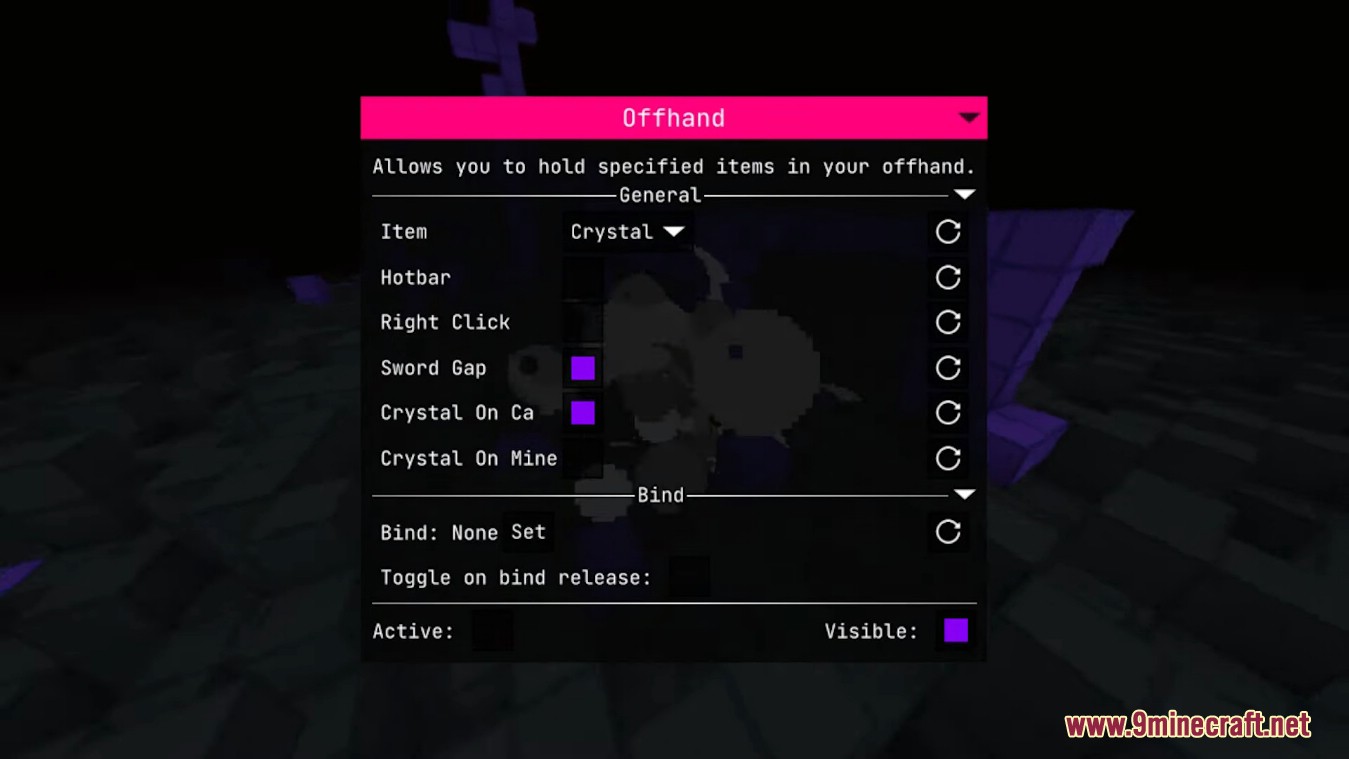 description_5 Meteor client mode (1.20.2) - Xray, HUD, Fly