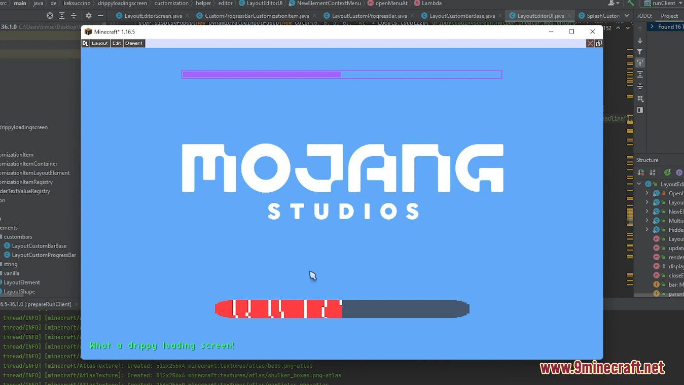 description_7 Drippy Loading Screen Mod (1.20.4) - Customize Minecraft loading