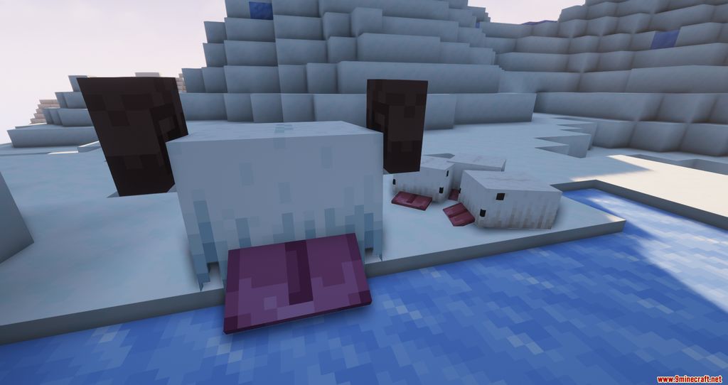 description_4 Snuffles Mod 1.20.4 - new mob in the snow biome