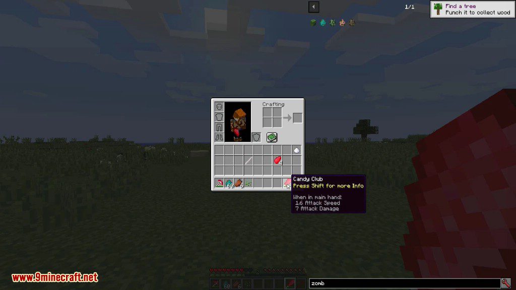 description_6 Rock Candy Mod 1.16.5, - Energy in the form of candies