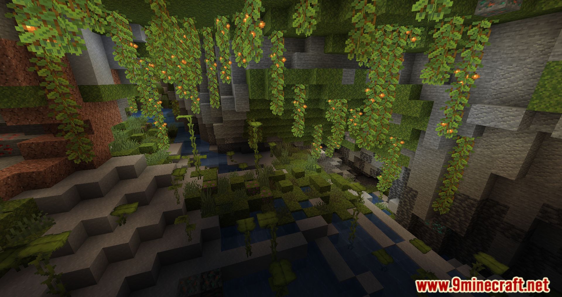 description_9 Profundis Mod (1.20.4) - 7 nuevos biomas de cueva de alta calidad