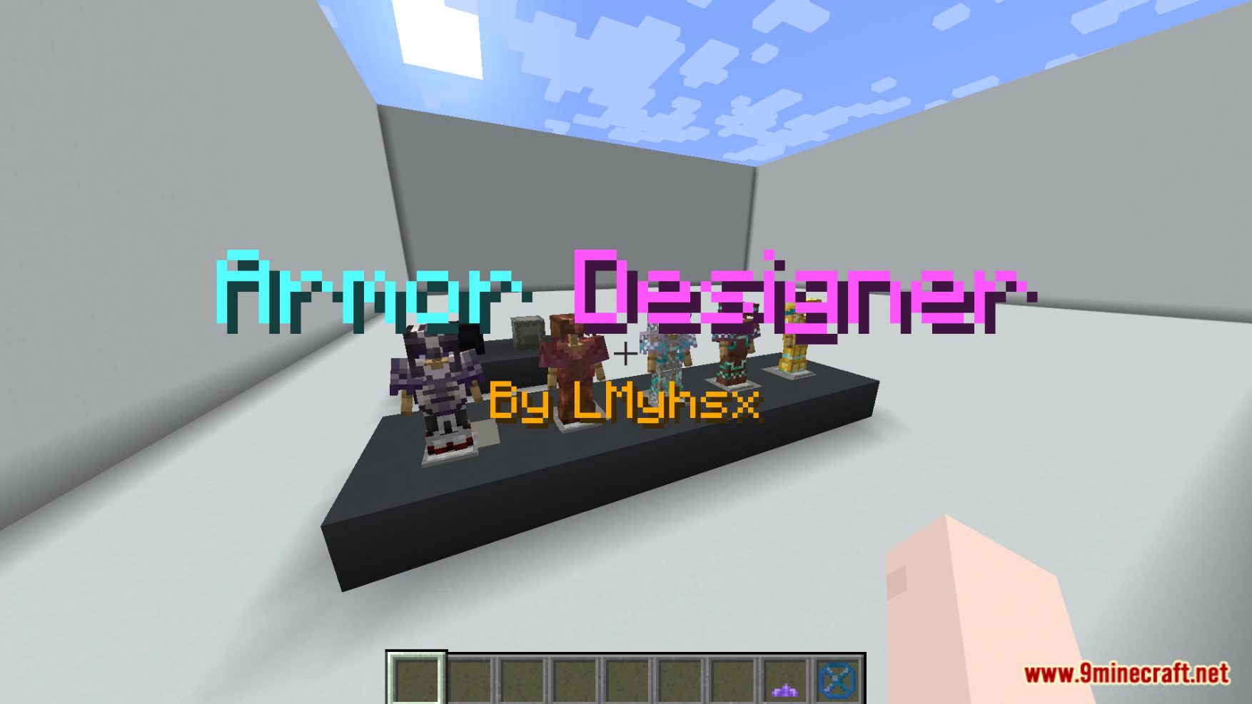 description_4 Armour Designer Data Pack (1.20.2, 1.19.4) - создайте свою собственную броню!