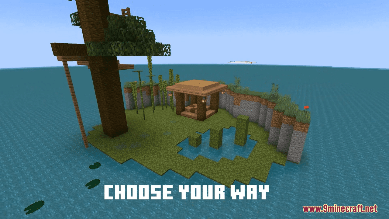 description_2 Mapa de ruta de parkour (1.20.4, 1.19.4) - elija su propio camino