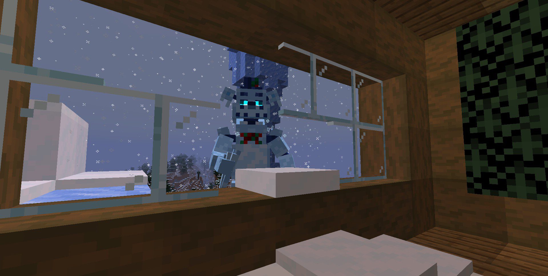 description_1 Freddy Fazcraft Mod (1.19.2) - Minecraft Combines FNaF