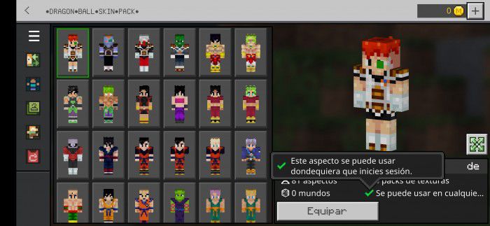 image 3 for Набор костюмов «Жемчуг дракона» (1.19) — MCPE/Bedrock