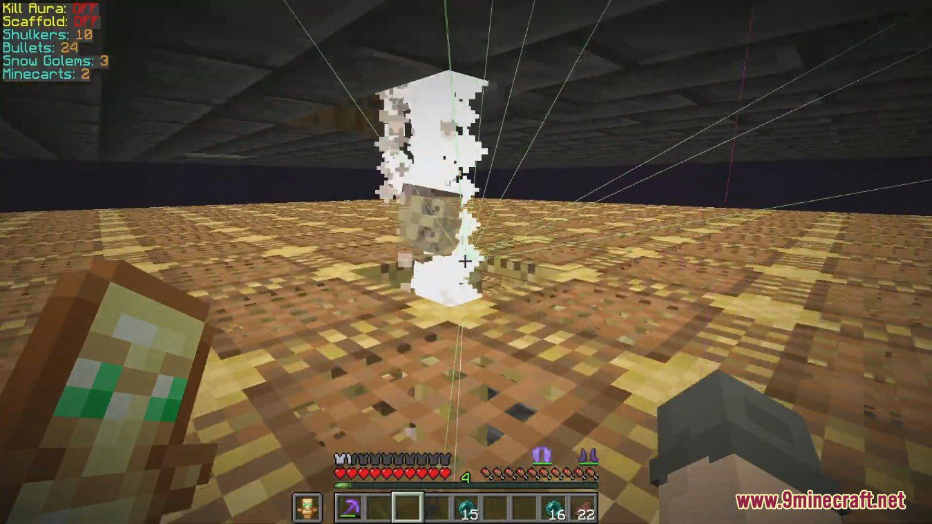 image 2 for Mod CheatUtils (1.20.4) - Xray, free camera, Kill Aura...