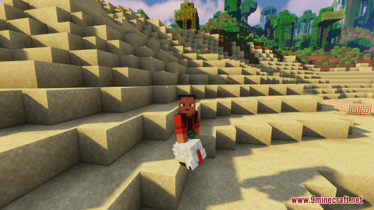 description_9 Chicken Suit Resource Pack (1.20.4, 1.19.4) - texture pack