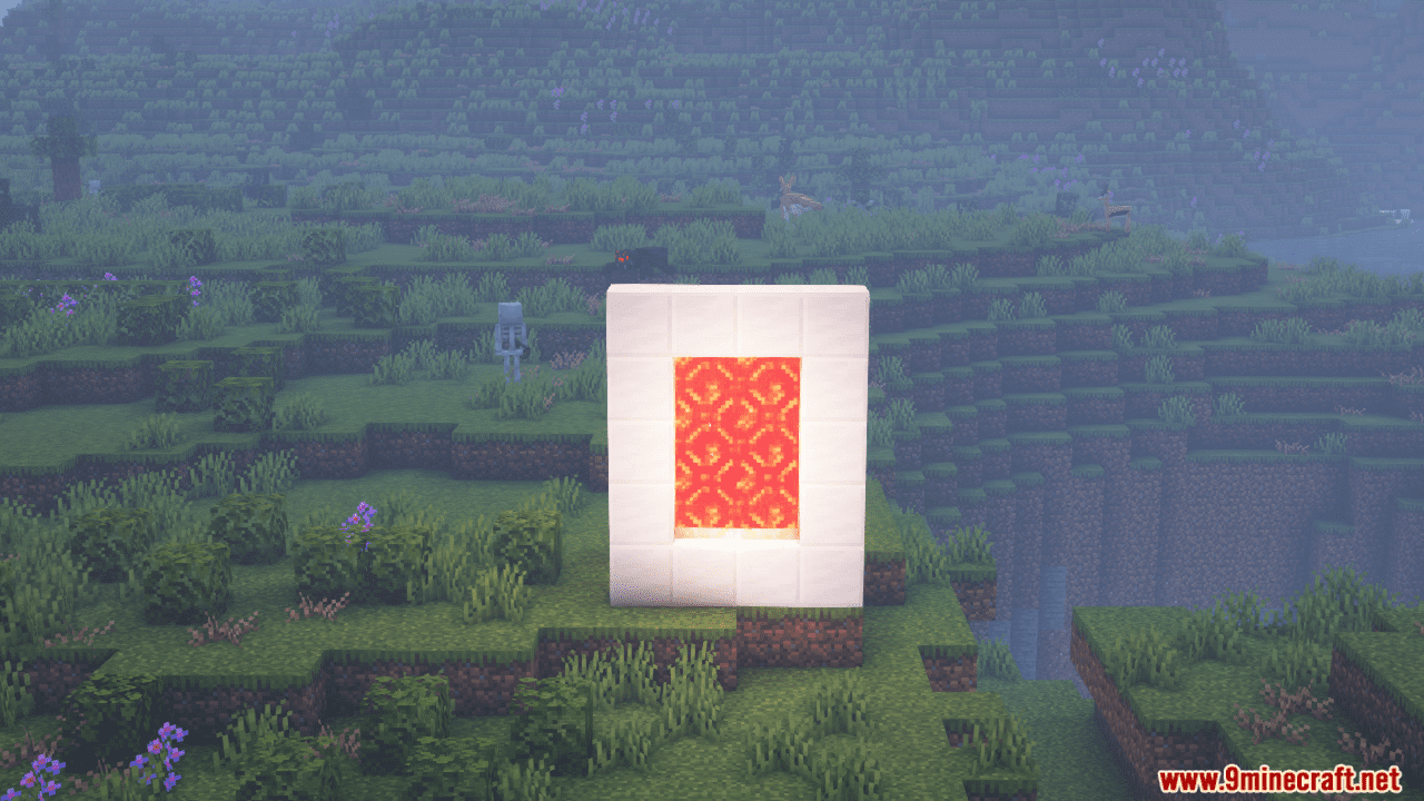 description_8 Heolic Dimension Mod (1.20.1) - Portals made of quartz, flint and glowstone