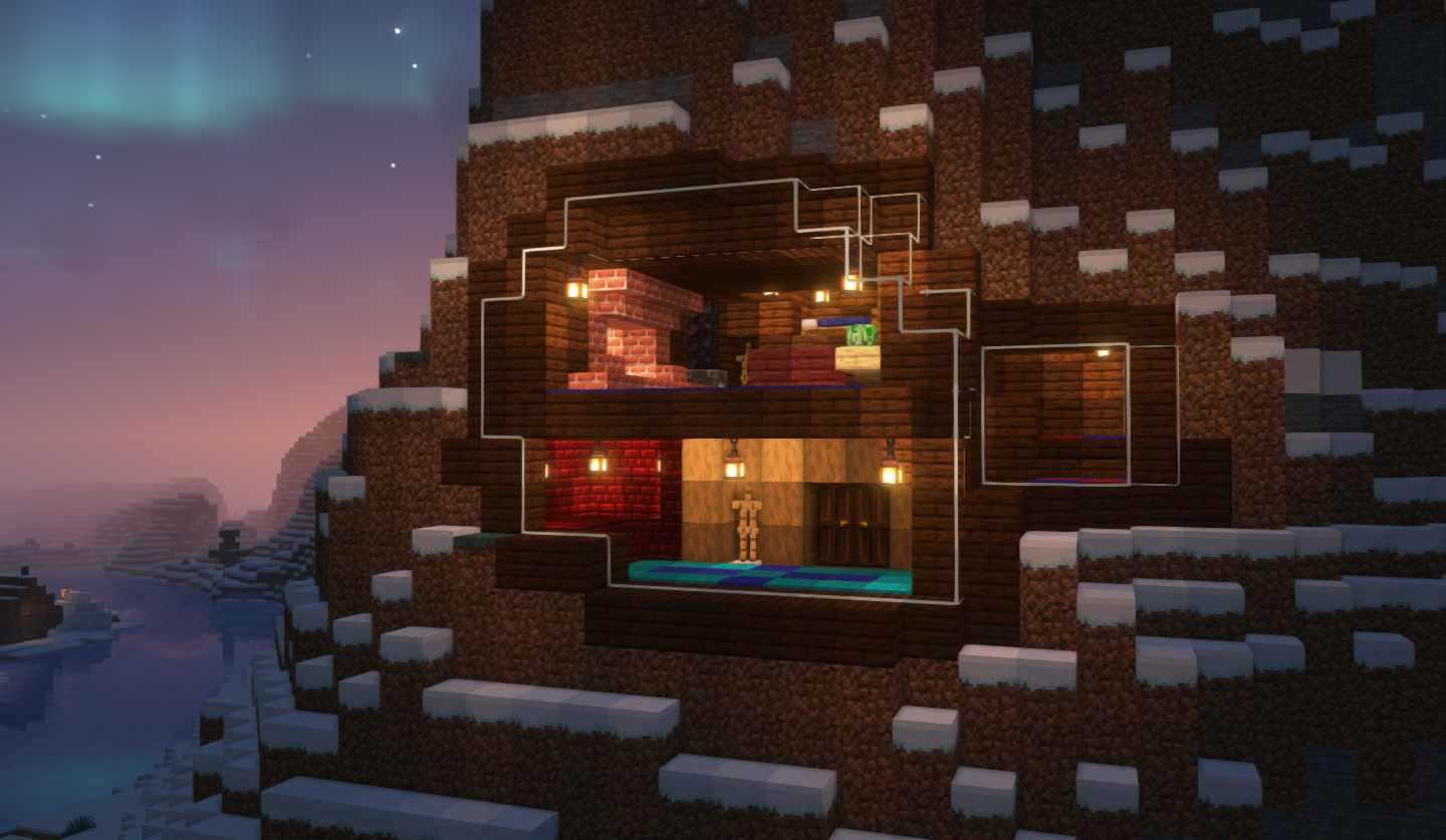 description_1 Cave House | Mapa de Minecraft