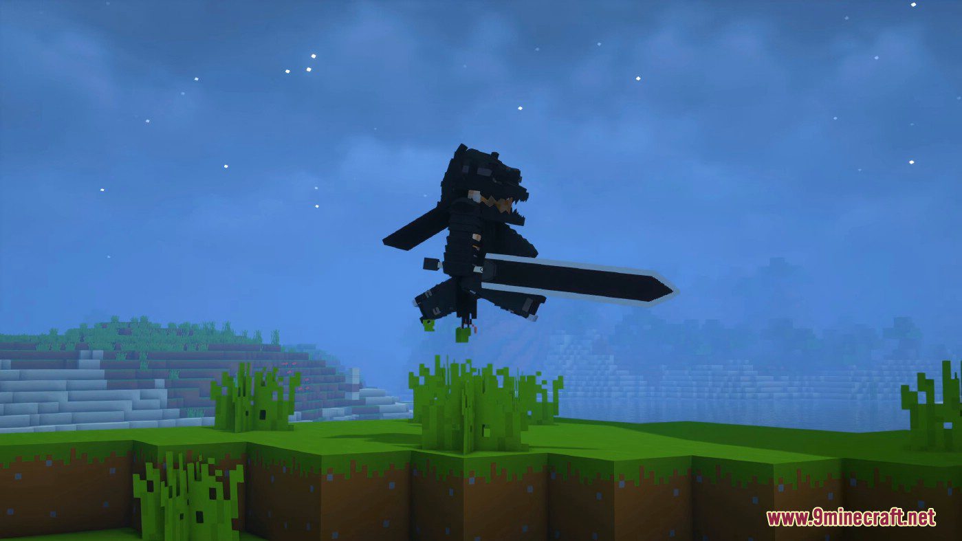 description_21 Berserk Mod (1.16.5) - Black Swordsman