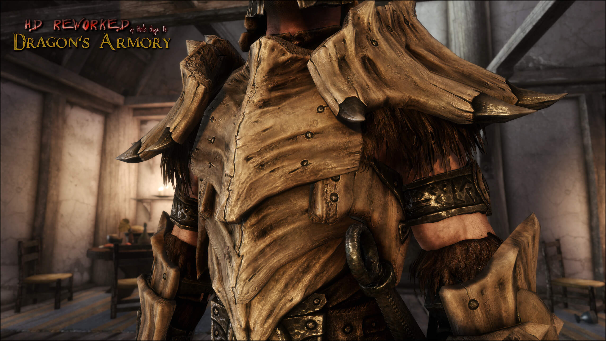 description_1 4к сет из кости дракона / HD Reworked Dragonplate Armor 4K