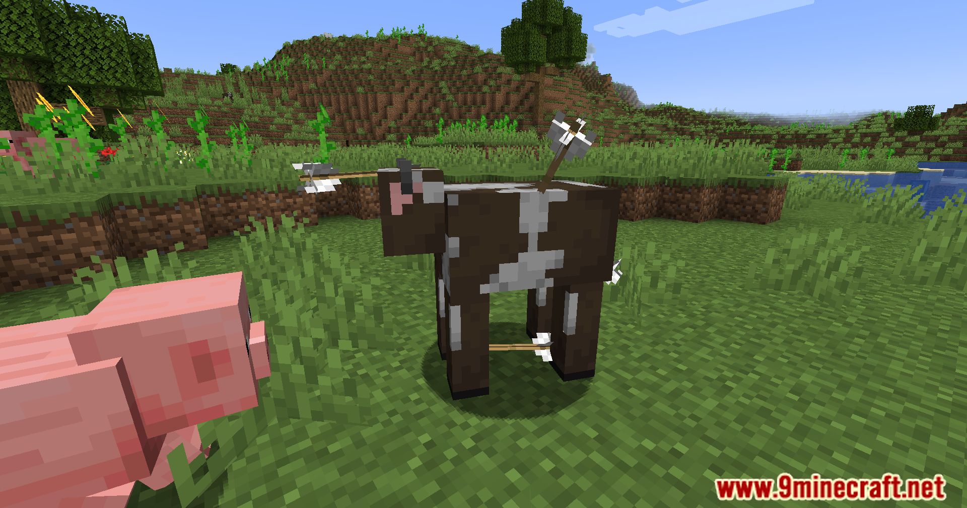imagem 6 de Pierce Arrow Mod (1.20.4) - Efeito de setas retrabalhadas, realismo melhorado de batalha.