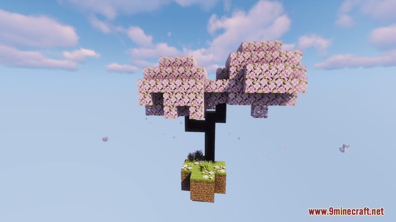 description_2 Карта The Block In The Sky (1.20.4, 1.19.4) - пользовательские достижения и многое другое