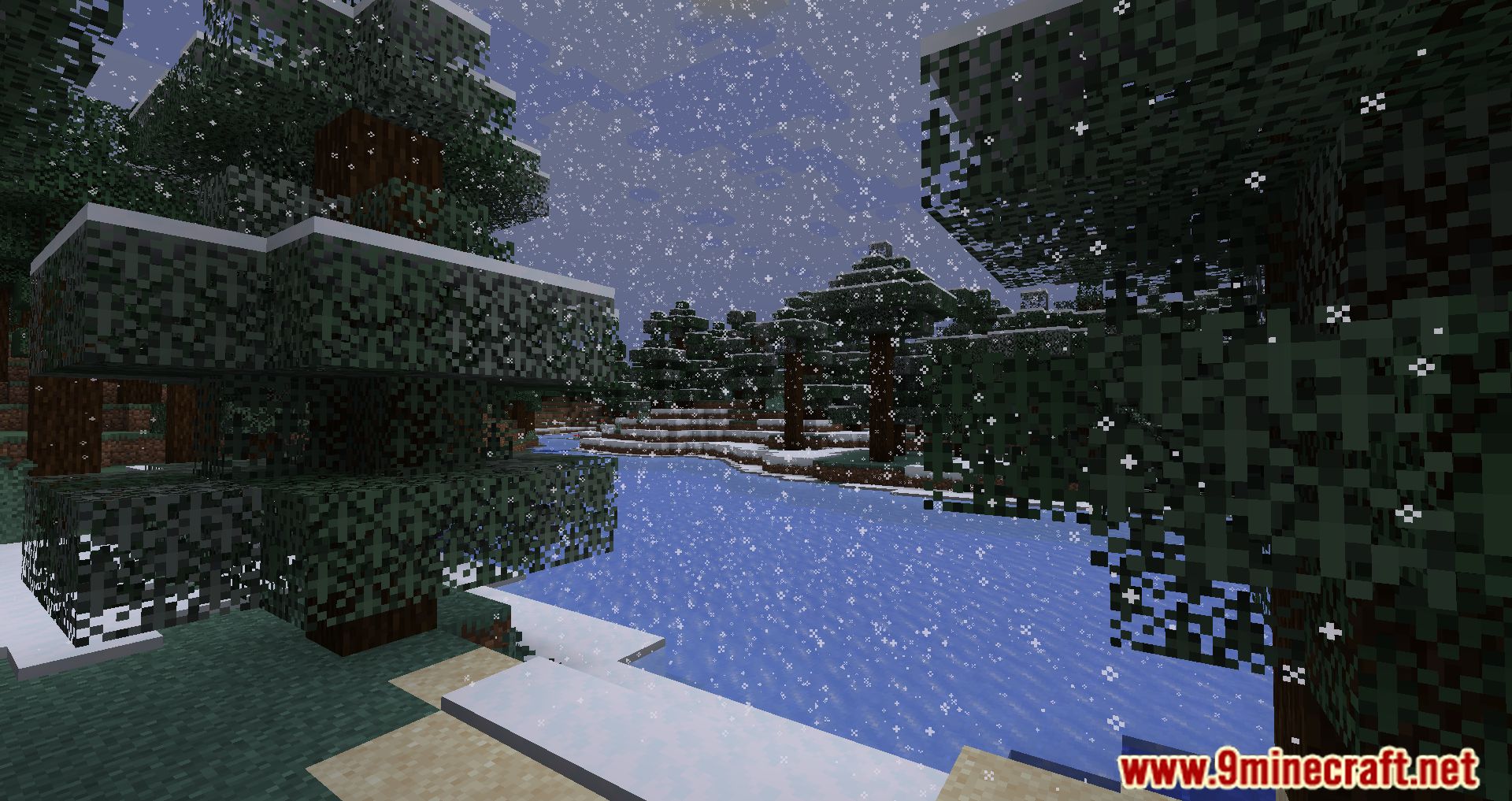 image 10 for Snowy Leaves Plus Mod (1.20.5) - Witness the magic of nature!
