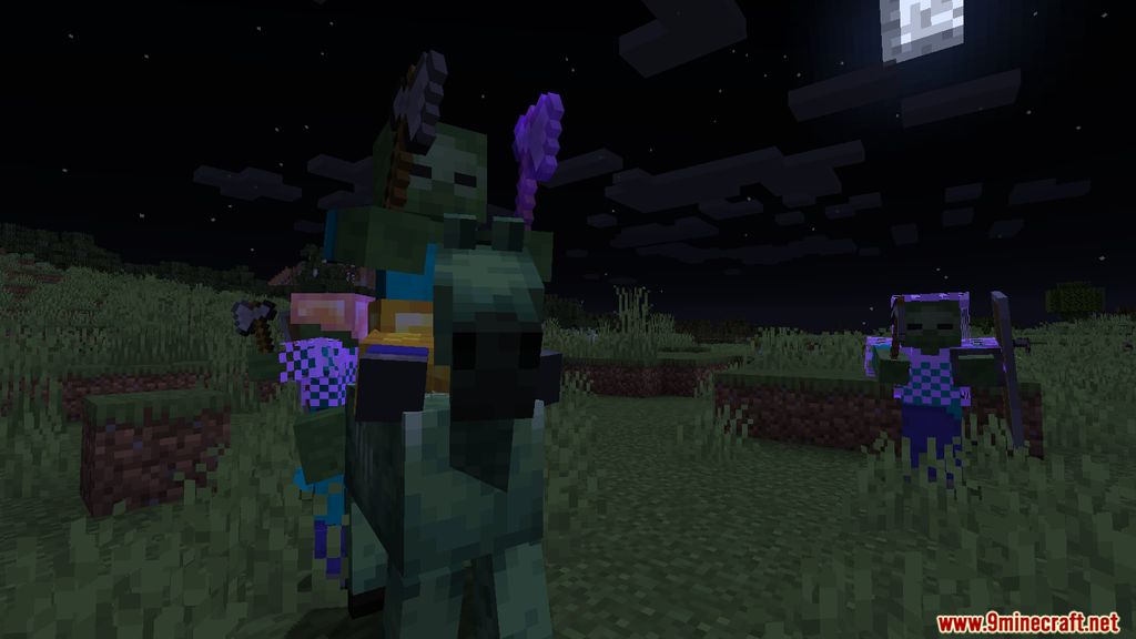 description_3 Rough Mobs Mod renovado 1.16.5 - poderosos mobs, dificultad del juego