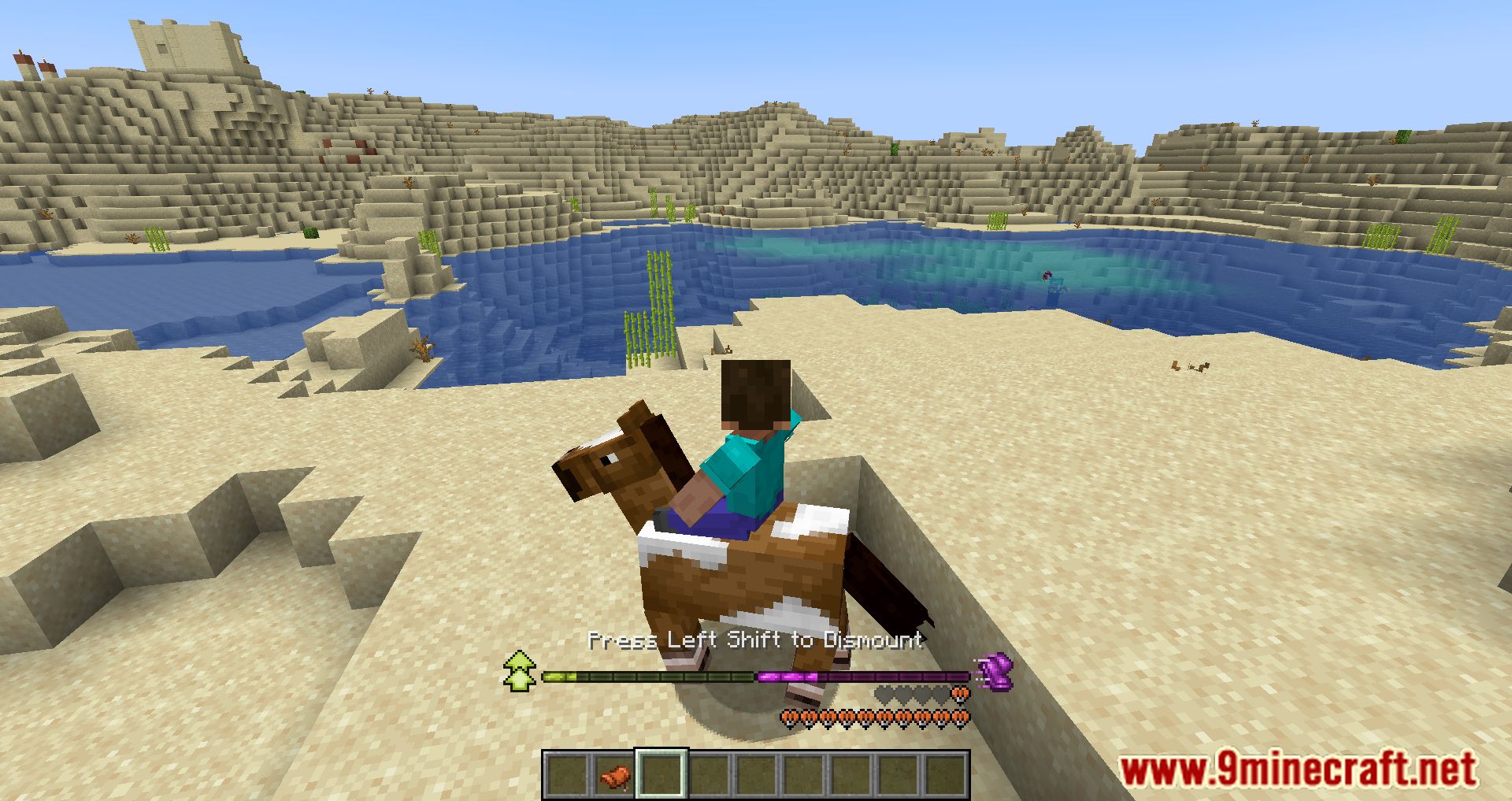 description_2 RideHUD Mod 1.20.4 - Mejora tus aventuras de equitación con RideHUD