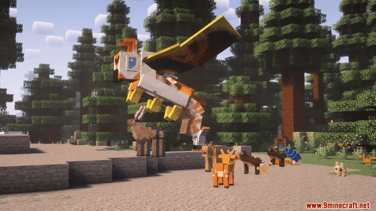 image 2 for Aardvark's Weird Zoology Mod (1.20.1) - 60+ unique creatures