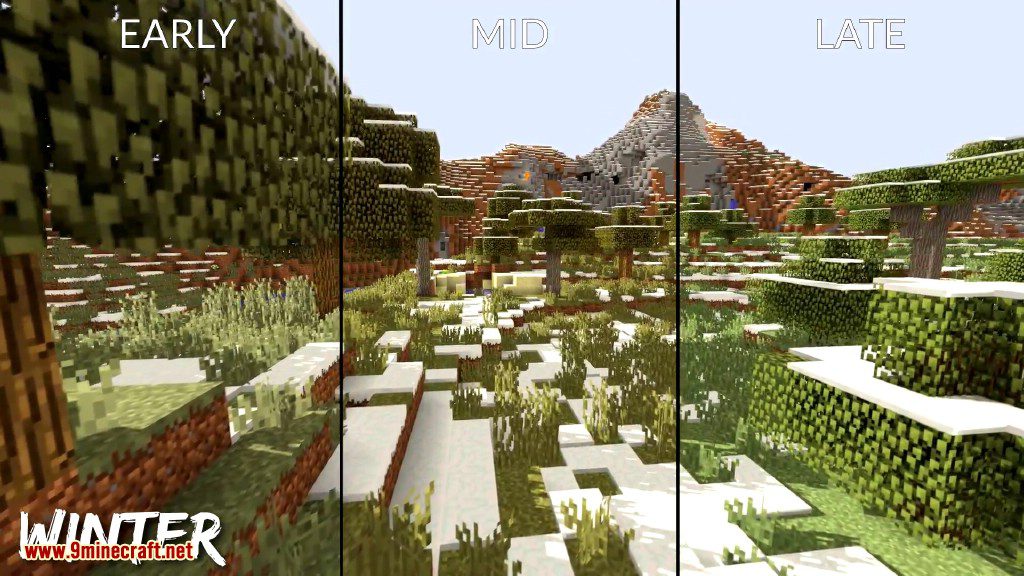 description_21 Serene Seasons Mod (1.20.4) - Cuatro temporadas realistas en Minecraft