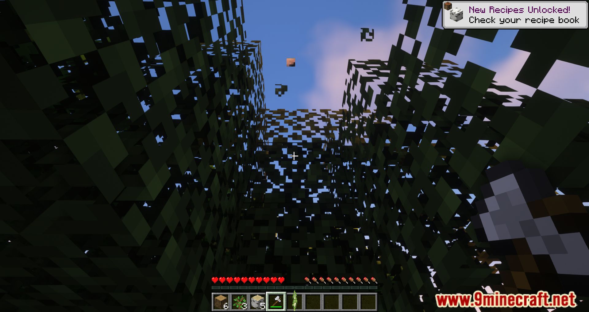 description_1 Decaimiento acelerado mod (1.20.4) - útil para la tala de árboles