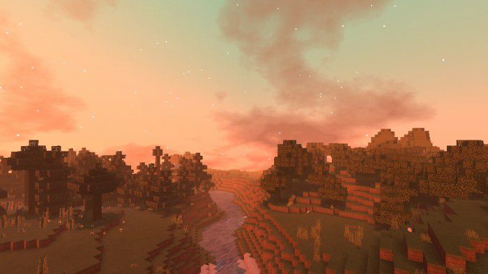 image 7 for Bun Shader (1.18) is a device shader for MCPE/Bedrock.
