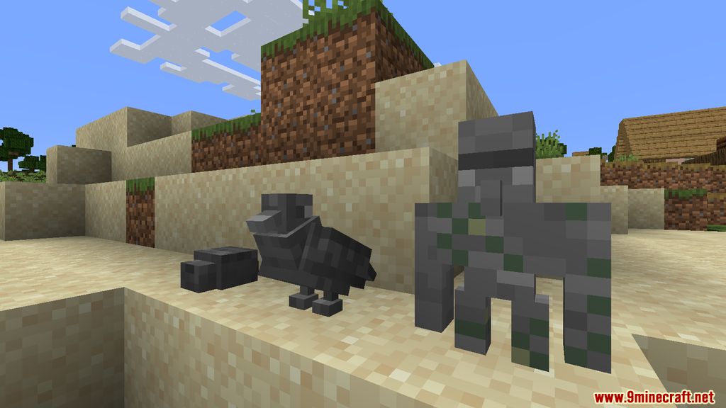 description_4 Mod Mob Scarecrows - entities protecting farms