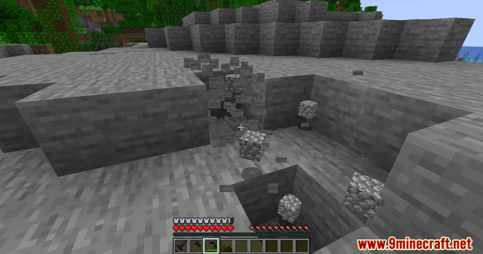 description_8 Obsidian Equipment Mod - мод для улучшения инструментов и брони в Minecraft.