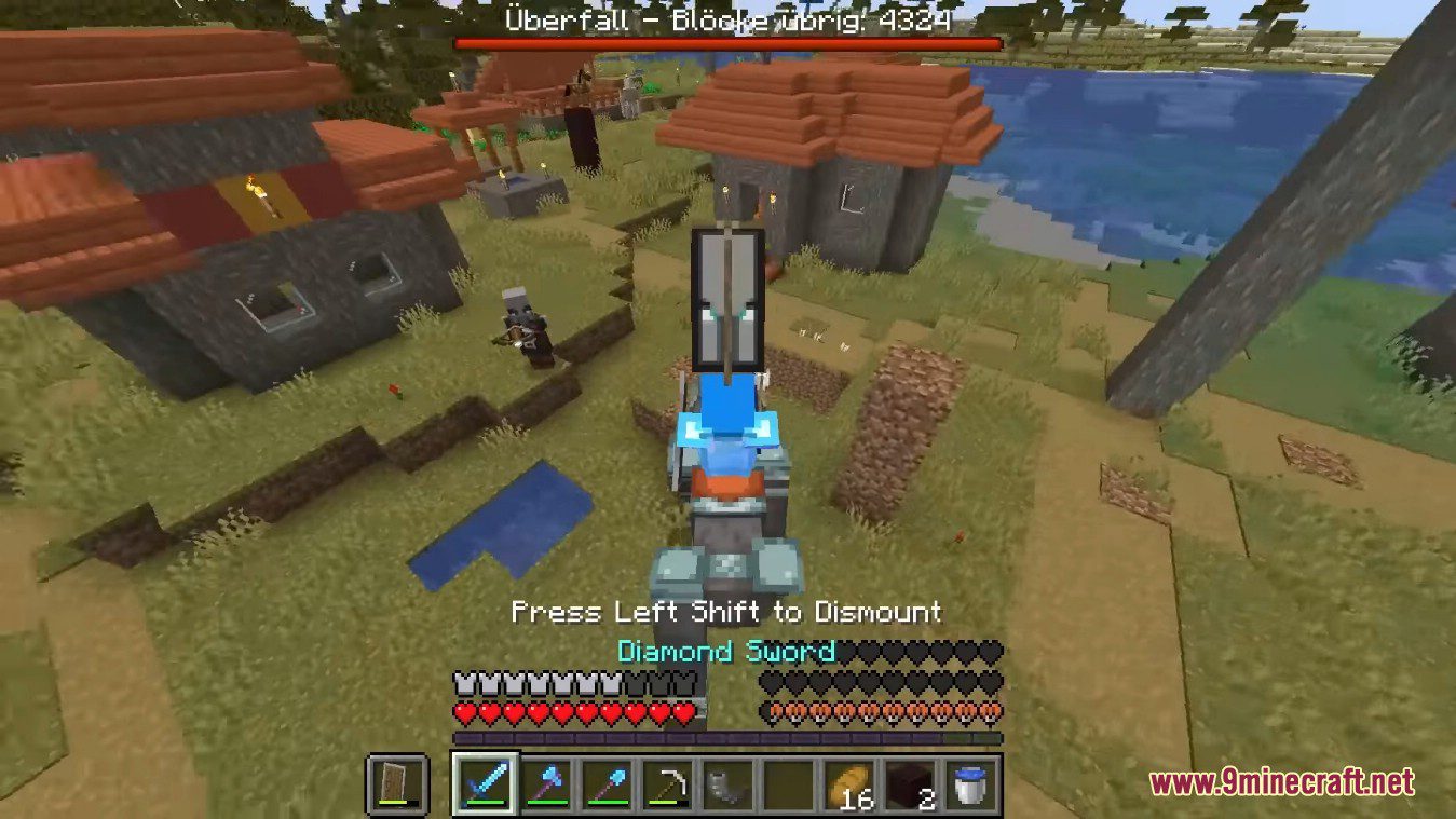 description_15 Attack On Villager Mod (1.19.2) - контратака на деревню