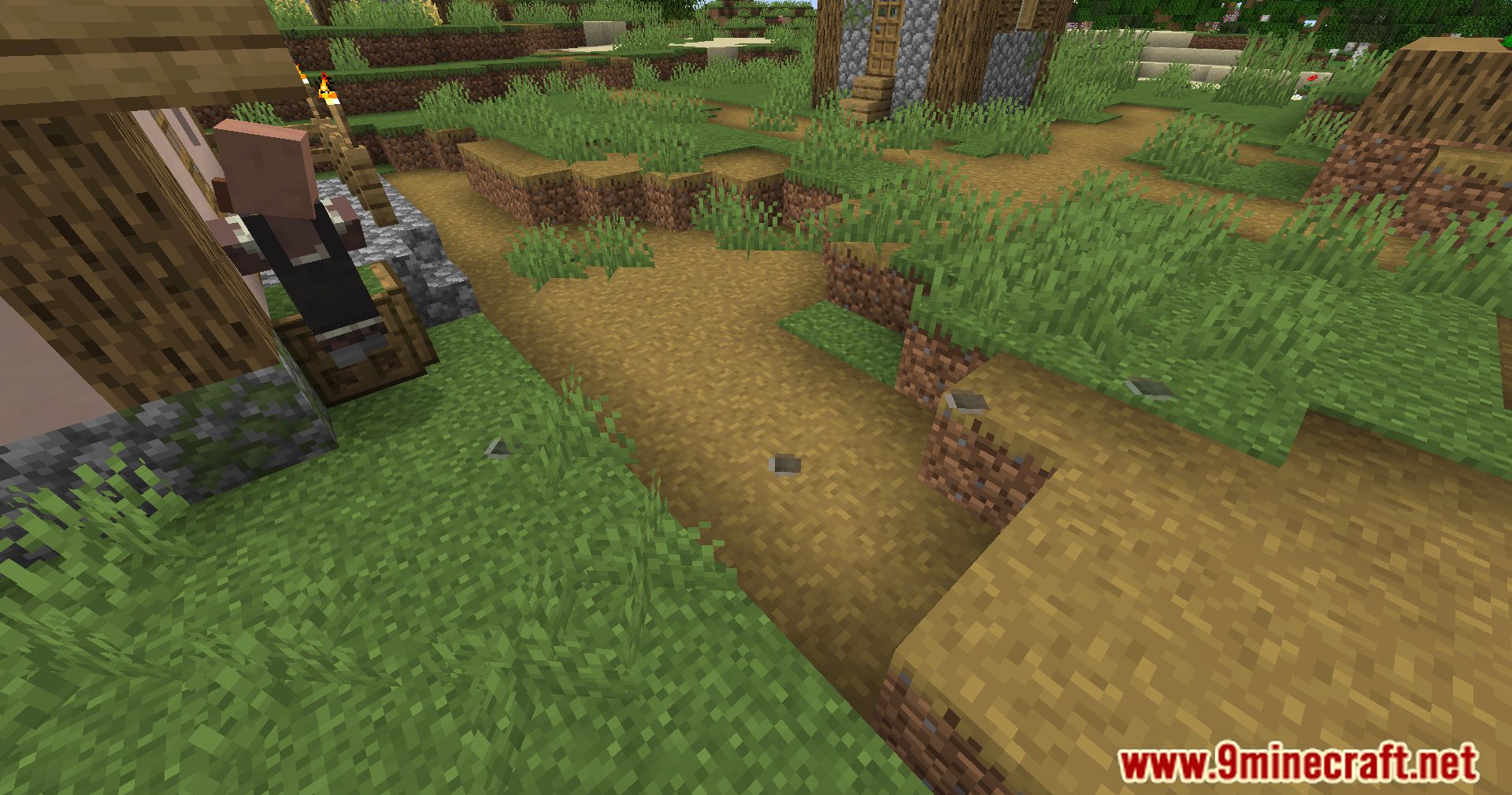 description_10 Footprint particle mod (1.20.2) - отпечатки ног и т.д.