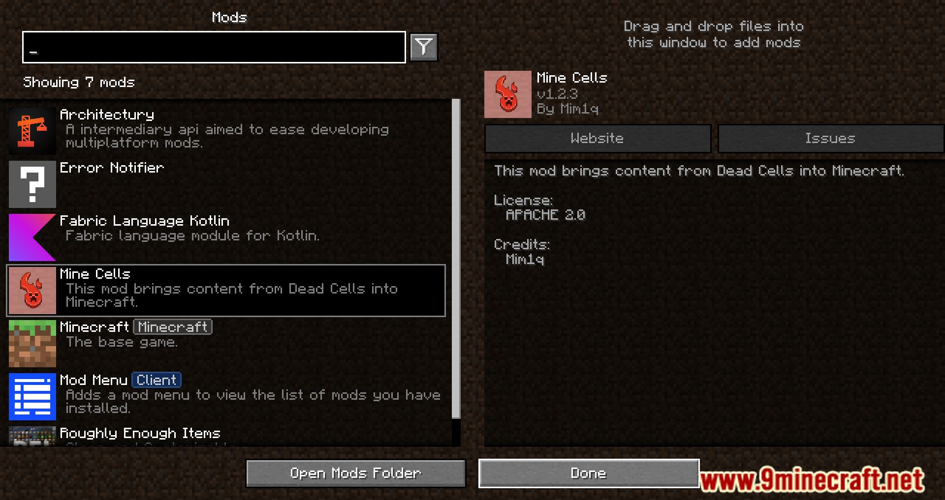 description_0 Mine Cells Mod 1.20.1 - Play Dead Cells in Minecraft.