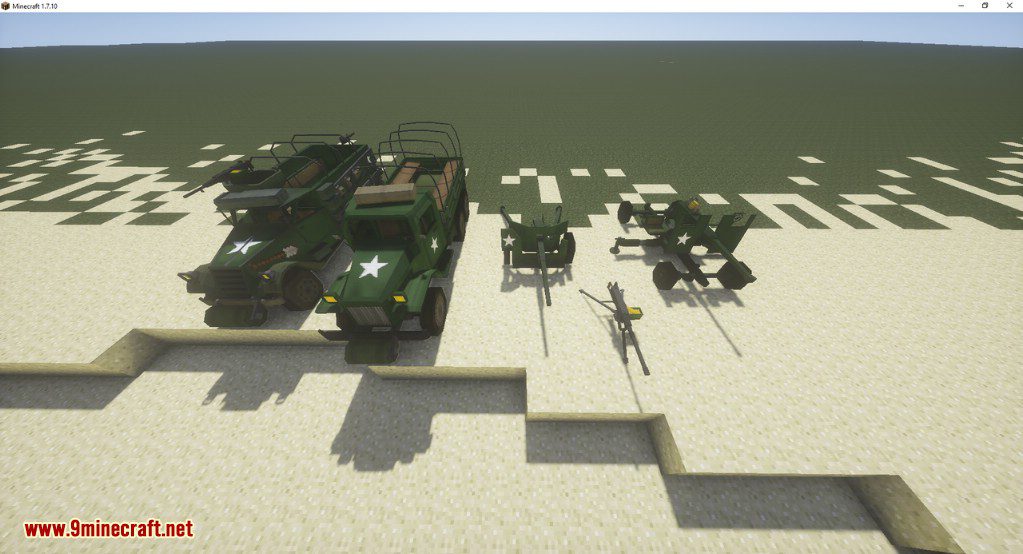 description_5 War 44 Content Pack 1.12.2 (Вторая мировая война, холодная война)
