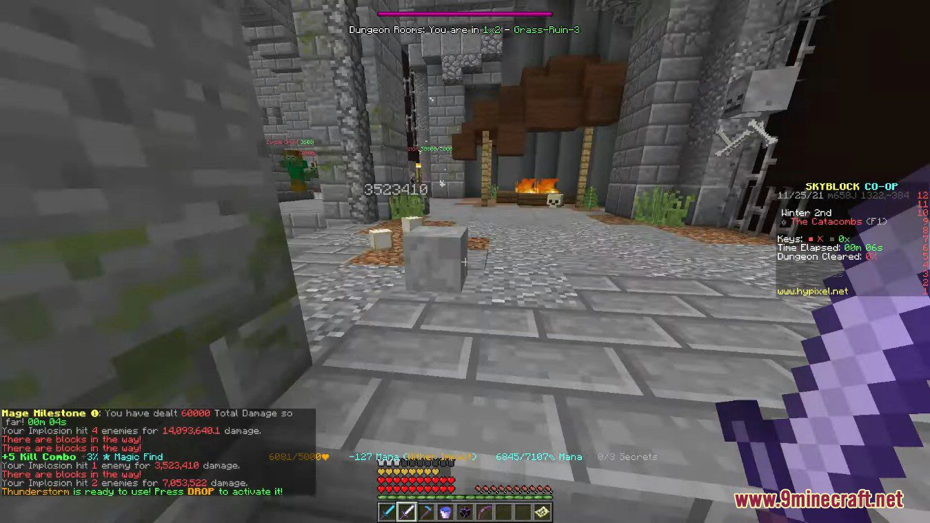 description_1 Dungeon Rooms Mod (1.8.9) - unraveling the deepest secrets of Hypixel Skyblock.