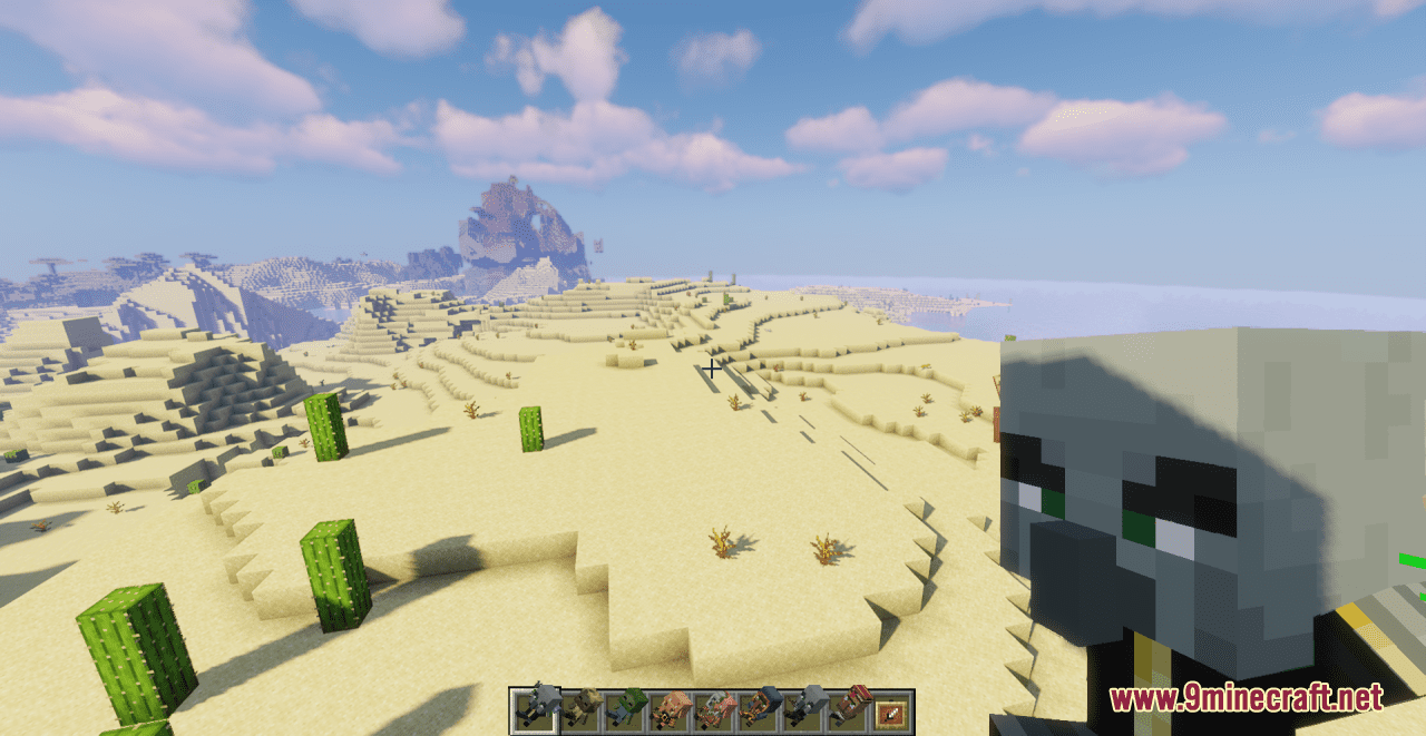 description_8 Mobs Figures Resource Pack (1.19.3, 1.18.2) - texture pack