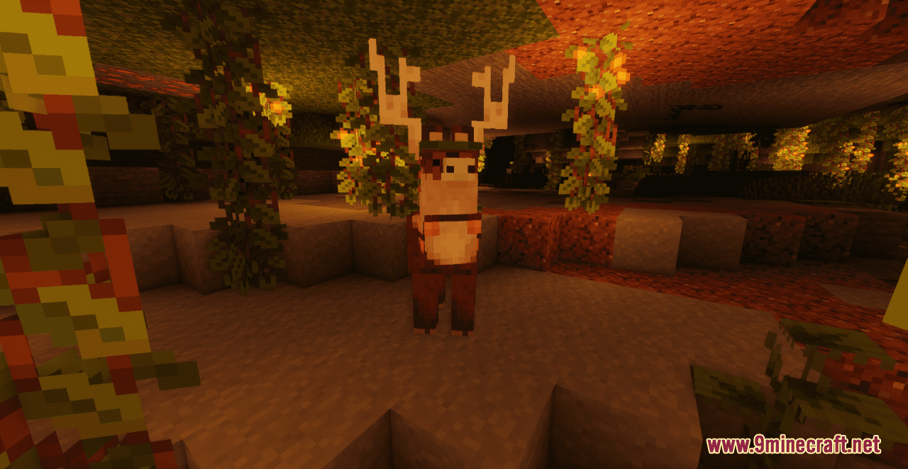 description_3 Christmas Reindeer Resource Pack (1.19.4, 1.19.2) from Trader Rama - Texture Pack