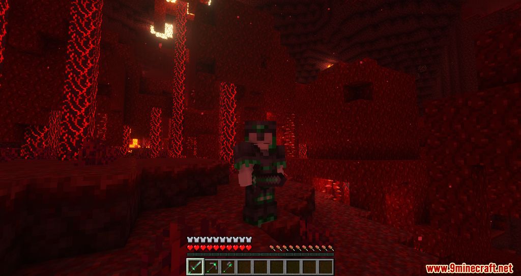 description_6 Advanced Netherite Mod - armor, tools.