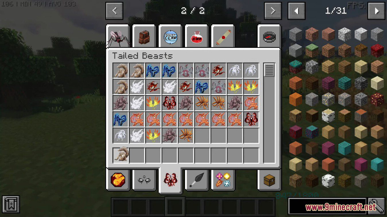 description_13 IceeRamen Naruto Mod (1.16.5) - Искусство всей природы