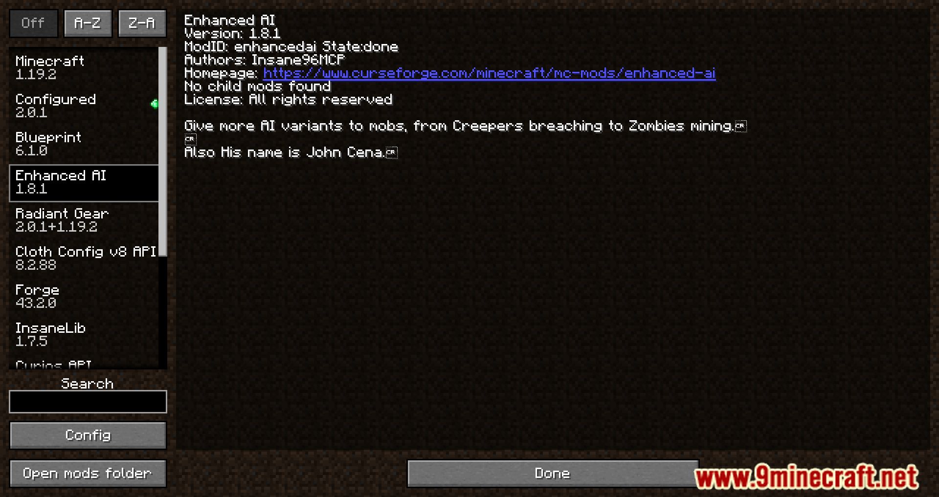 description_0 Enhanced AI Mod 1.20.1 - Spice it up with vanilla!