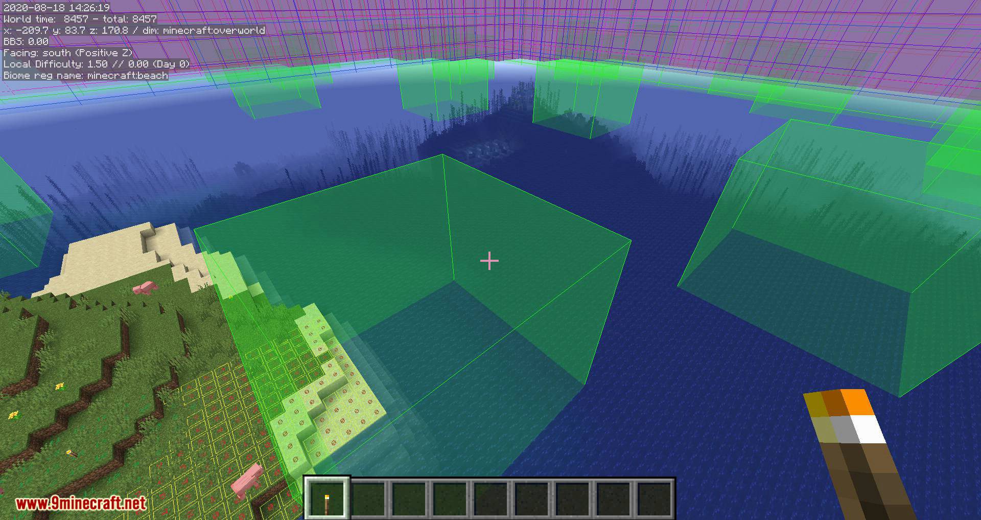 description_20 MiniHUD Mod (1.20.4) - 'Mini F3' HUD