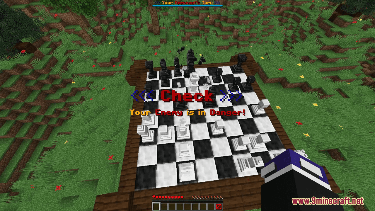 description_1 Playing chess card (1.20.4, 1.19.4) - play chess with friends!