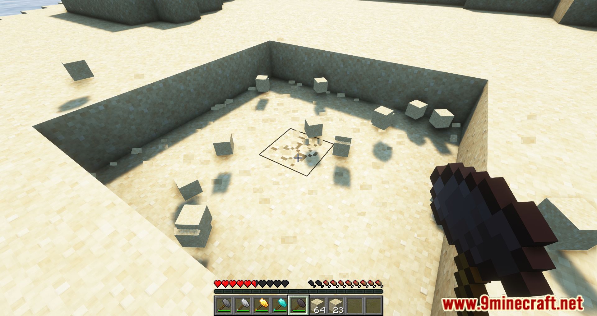description_12 Just Hammers Mod (1.20.4) Forge Version - desentierra una montaña entera si quieres!
