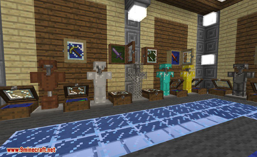description_4 Мод BiblioCraft (1.12.2) - Подставка для доспехов, книжная полка.