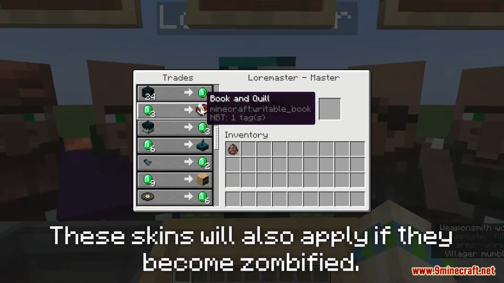 description_4 More Villagers datapacks (1.20.2, 1.19.4) - transform and improve the abilities of villagers!