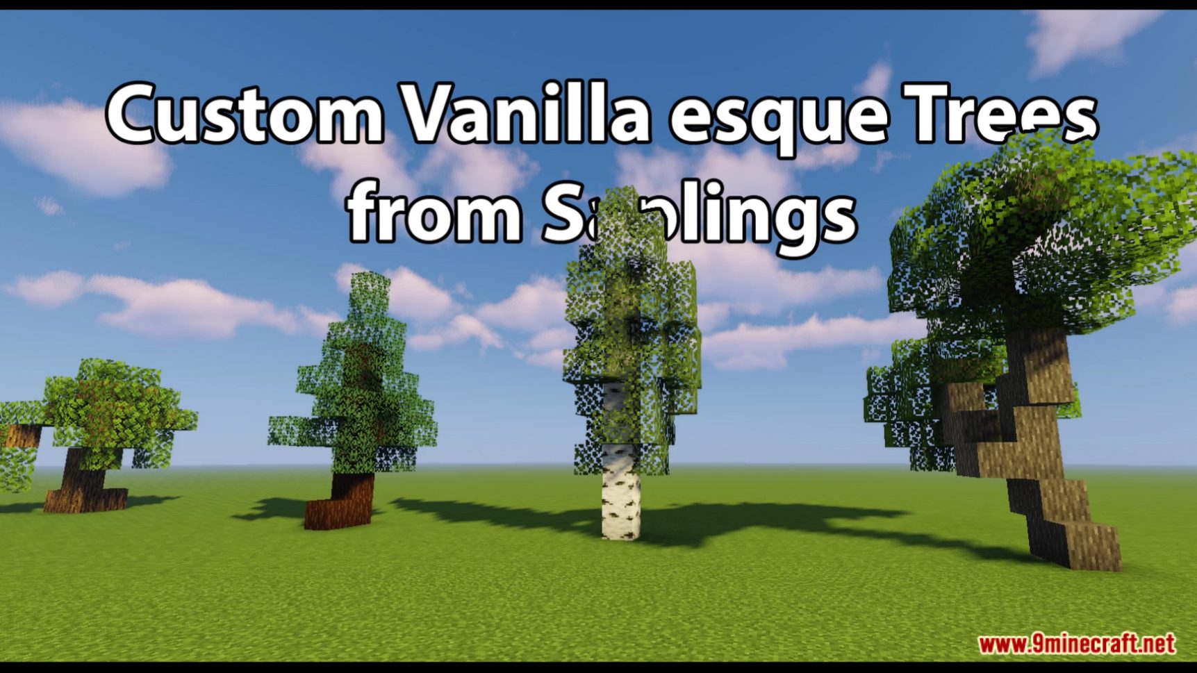 description_4 Custom vanilla trees data packs (1.19.4, 1.19.2) - the best trees!