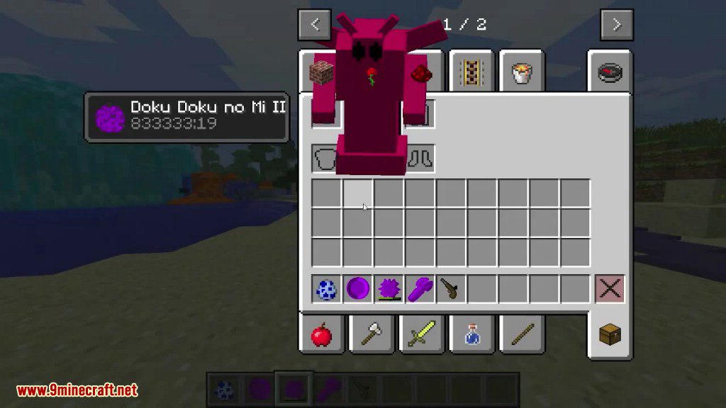 description_29 Mine Mine Fruit Mod (1.16.5) - One Piece Devil's Fruit