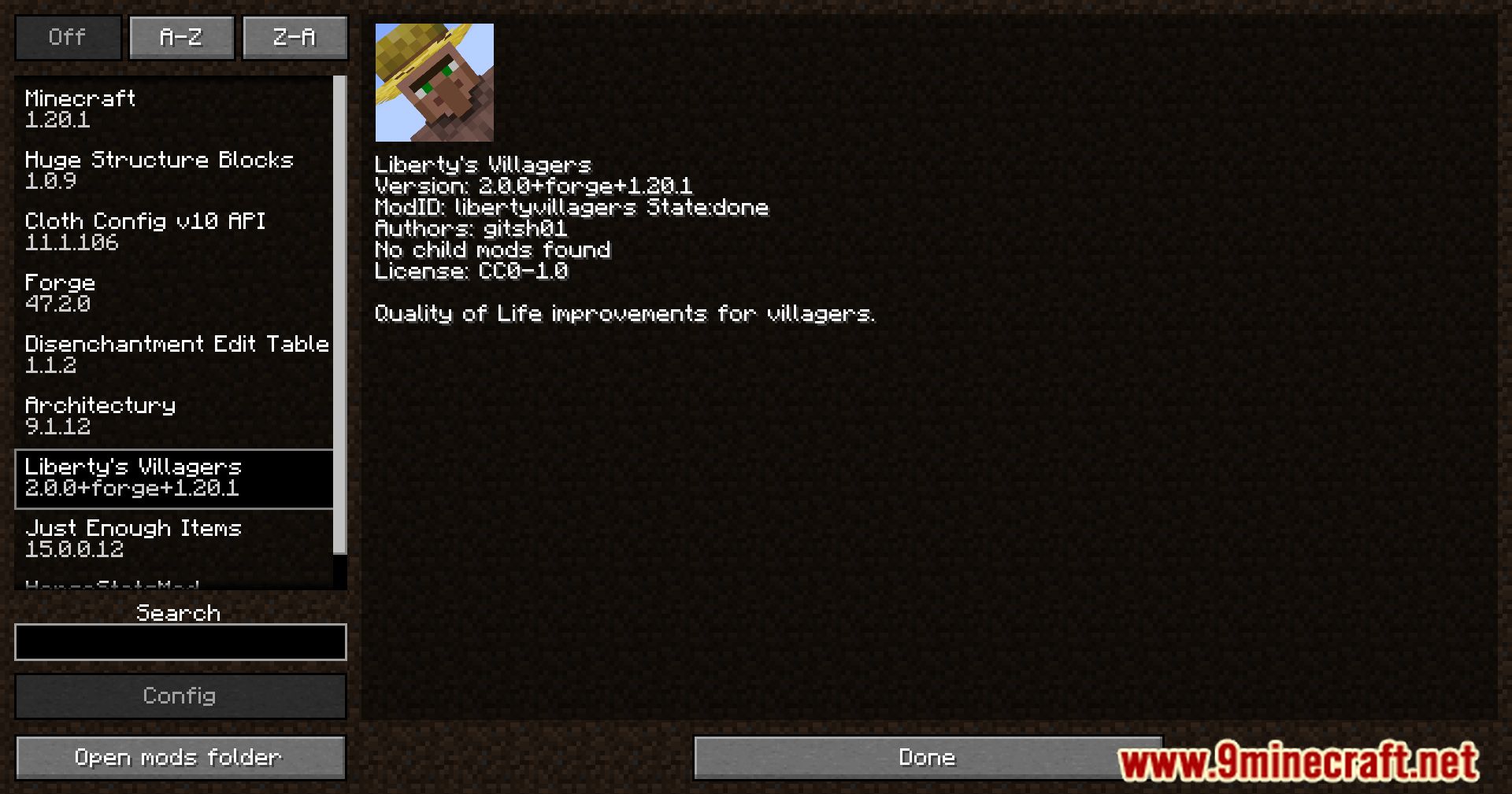 description_0 Liberty's Villagers Mod 1.20.2 - Обновление эффективности деревень
