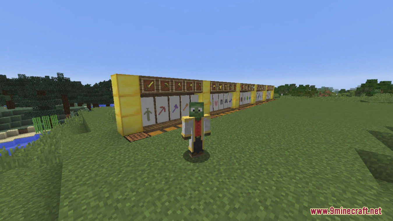 description_0 Additional banners mod 1.20.4 - Endless patterns