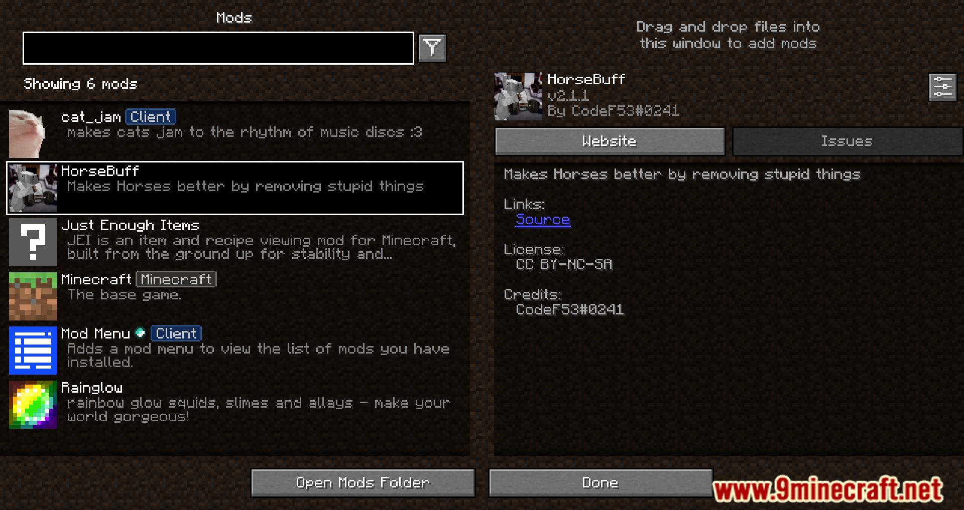 Imagen 1 para Horse Buff Mod (1.20.4) - ¡Mejor juego de caballos!
